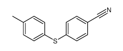 4-(4-methylphenyl)sulfanylbenzonitrile结构式