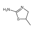 5-methyl-4,5-dihydro-thiazol-2-ylamine结构式