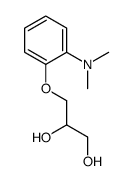 1,2-Propanediol, 3-(o-(dimethylamino)phenoxy)-结构式