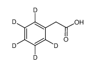 苯乙酸-D5结构式