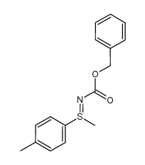 benzyl (methyl(p-tolyl)-l4-sulfanylidene)carbamate结构式