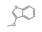 3-methoxy-1-benzothiophene结构式