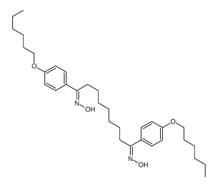 (NZ)-N-[(9Z)-1,9-bis(4-hexoxyphenyl)-9-hydroxyiminononylidene]hydroxylamine结构式