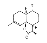 (3R,3a,6R,6aS,10aS)-3a,4,5,6,6a,7,8,8a-octahydro-3,6,9-trimethylnaphtho[8a,1-b]furan-2(3H)-one结构式