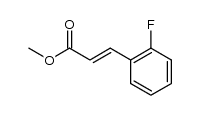 2-Propenoic acid, 3-(2-fluorophenyl)-, Methyl ester, (E)-结构式