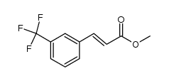 (2E)-3-[3-(Trifluoromethyl)phenyl]-2-propenoic acid methyl ester结构式