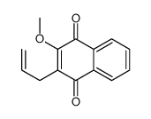 2-methoxy-3-prop-2-enylnaphthalene-1,4-dione结构式