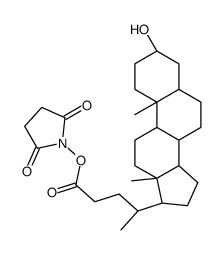 lithocholyl-N-hydroxysuccinimide结构式