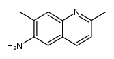 2,7-dimethyl-[6]quinolylamine结构式