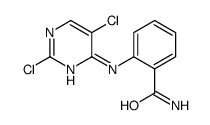 2-((2,5-二氯嘧啶-4-基)氨基)苯甲酰胺结构式