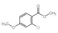 methyl 2-chloro-4-methoxybenzoate结构式