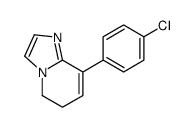 8-(4-chlorophenyl)-5,6-dihydroimidazo[1,2-a]pyridine结构式