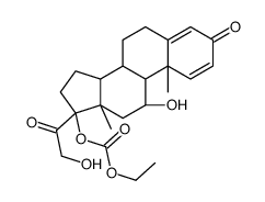泼尼松龙-17-碳酸乙酯结构式
