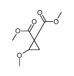 dimethyl 2-methoxycyclopropane-1,1-dicarboxylate结构式