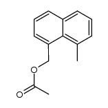 (8-methylnaphthalen-1-yl)methyl acetate结构式