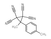1,1,2,2-Cyclopropanetetracarbonitrile,3-methyl-3-(4-methylphenyl)-结构式
