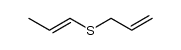 (E)-allyl 1-propenyl sulfide结构式