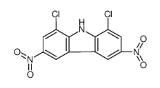 1,8-dichloro-3,6-dinitro-9H-carbazole结构式