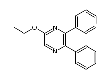 5-ethoxy-2,3-diphenylpyrazine结构式