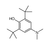 2,6-ditert-butyl-4-(dimethylamino)phenol结构式