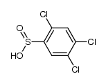 2,4,5-trichloro-benzenesulfinic acid结构式