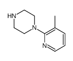 1-(3-甲基-吡啶-2-基)-哌嗪结构式