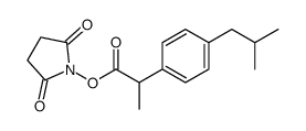 (2,5-dioxopyrrolidin-1-yl) 2-[4-(2-methylpropyl)phenyl]propanoate结构式