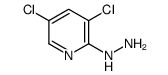 (3,5-二氯-2-吡啶)-肼结构式