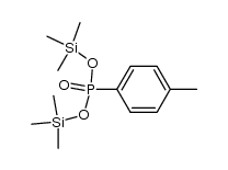 bis(trimethylsilyl)-p-tolylphosphonate结构式