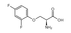 (R)-2-amino-3-(2,4-difluorophenoxy)propionic acid结构式