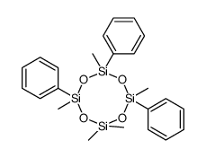 2,2,4,6,8-pentamethyl-4,6,8-triphenyl-1,3,5,7,2,4,6,8-tetraoxatetrasilocane结构式