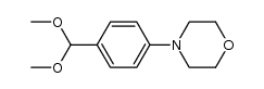 4-(4-dimethoxymethyl-phenyl)-morpholine结构式
