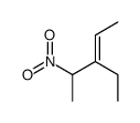3-ethyl-4-nitropent-2-ene结构式