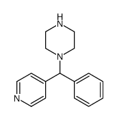 1-[phenyl(pyridin-4-yl)methyl]piperazine结构式