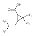菊甲酸结构式