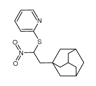 2-(1-adamantyl)-1-nitro-1-(pyridine-thiyl)ethane结构式