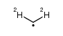 methyl-d2 radical结构式