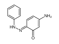 3-amino-6-(phenylhydrazinylidene)cyclohexa-2,4-dien-1-one结构式