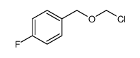 1-(chloromethoxymethyl)-4-fluorobenzene结构式
