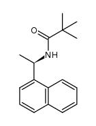 N-((R)-1-(naphthalen-1-yl)ethyl)pivalamide结构式