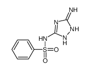 Benzenesulfonamide, N-(5-amino-1H-1,2,4-triazol-3-yl)- (9CI)结构式
