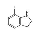 2,3-dihydro-7-iodoindole结构式