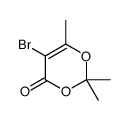 5-bromo-2,2,6-trimethyl-1,3-dioxin-4-one结构式