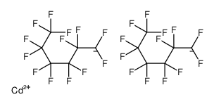 cadmium(2+),1,1,1,2,2,3,3,4,4,5,5,6,6-tridecafluorohexane结构式