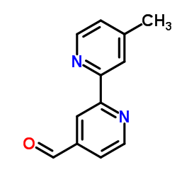4’-甲基-2,2’-联吡啶-4-甲醛结构式