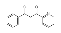 1-phenyl-3-pyridin-2-yl-propane-1,3-dione结构式