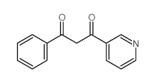 1,3-Propanedione,1-phenyl-3-(3-pyridinyl)-结构式