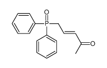 5-diphenylphosphorylpent-3-en-2-one结构式