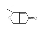 3,3-dimethyl-6,6a-dihydro-1H-cyclopenta[c]furan-5-one结构式