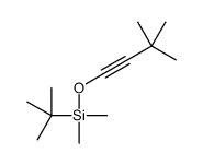 tert-butyl-(3,3-dimethylbut-1-ynoxy)-dimethylsilane结构式